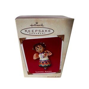 Hallmark Keepsake Ornament "Loving Angel" 2002 Handcrafted & Metal